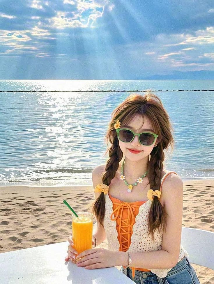 Gợi Ý 5 Tư Thế Chụp Ảnh Đi Biển Cực Chill Bắt Trọn Nắng Vàng 10 Tạo dáng chụp ảnh đi biển - Đơn giản mà "chất"