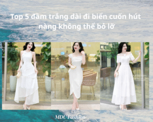 Đầm trắng dài đi biển