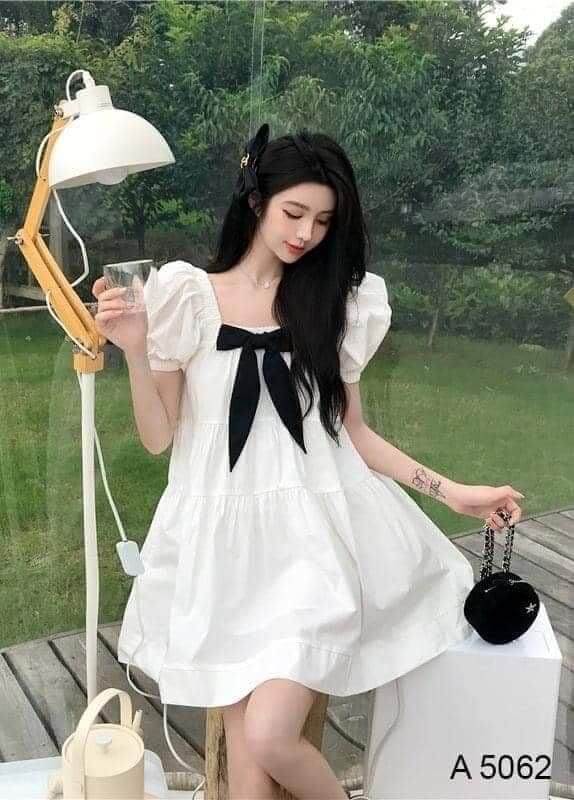 10 Mẫu Váy Đẹp Đi Biển Cho Người Béo Tự Tin Tỏa Sáng 9 Các Kiểu Váy Đẹp Đi Biển Cho Người Béo - Váy Babydoll