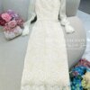 Váy Thiết Kế MDU5074 Ren Thêu Nổi Dài Tay Màu Kem Thanh Lịch & Quyến Rũ 11 vay thiet ke MDU5074 3 Mdu Fashion