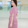Váy Thiết Kế MDU5120 Hồng Nude Ren Lông & Xleo Duyên Dáng Và Kín Đáo 10 vay thiet ke MDU5120 2 Mdu Fashion