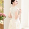 Váy Thiết Kế MDU5069 Ren Cao Cấp Họa Tiết Tinh Xảo Dáng Ngắn Xòe Nhẹ Thanh Lịch, Nữ Tính Và Dễ Ứng Dụng 10 vay thiet ke mdu5069 2 Mdu Fashion