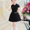 Váy Thiết Kế MDU5072 Tuyết Mưa Hàn Cao Cấp Cổ Tròn Phối Ngọc – Tinh Tế, Quyến Rũ Và Sang Trọng