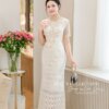 Váy Thiết Kế MDU5073 Ren Nổi Cao Cấp Dáng Đuôi Cá – Thanh Thoát Và Sang Trọng Trong Từng Đường Kim Mũi Chỉ