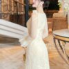 Váy Thiết Kế MDU5074 Ren Thêu Nổi Dài Tay Màu Kem Thanh Lịch & Quyến Rũ 10 vay thiet ke mdu5074 2 1 Mdu Fashion