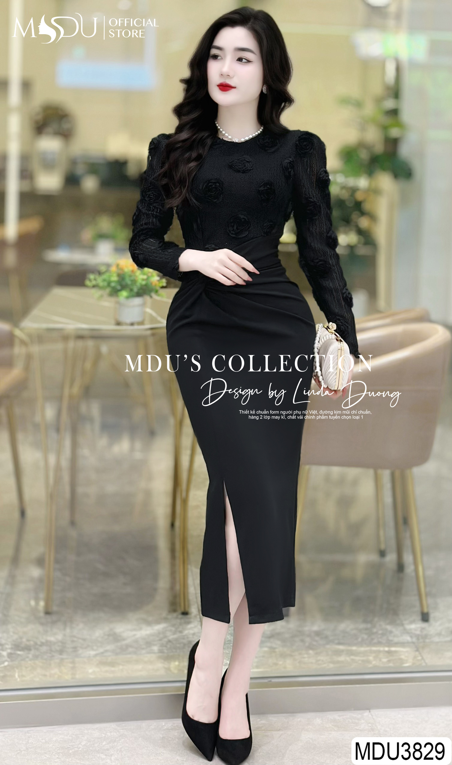 Top 8+ Mẫu Váy Dạ Hội Tay Dài Sang Trọng, Nâng Tầm Phong Cách Quý Cô 4 Váy Dạ Hội Tay Dài Dáng Ôm Sát