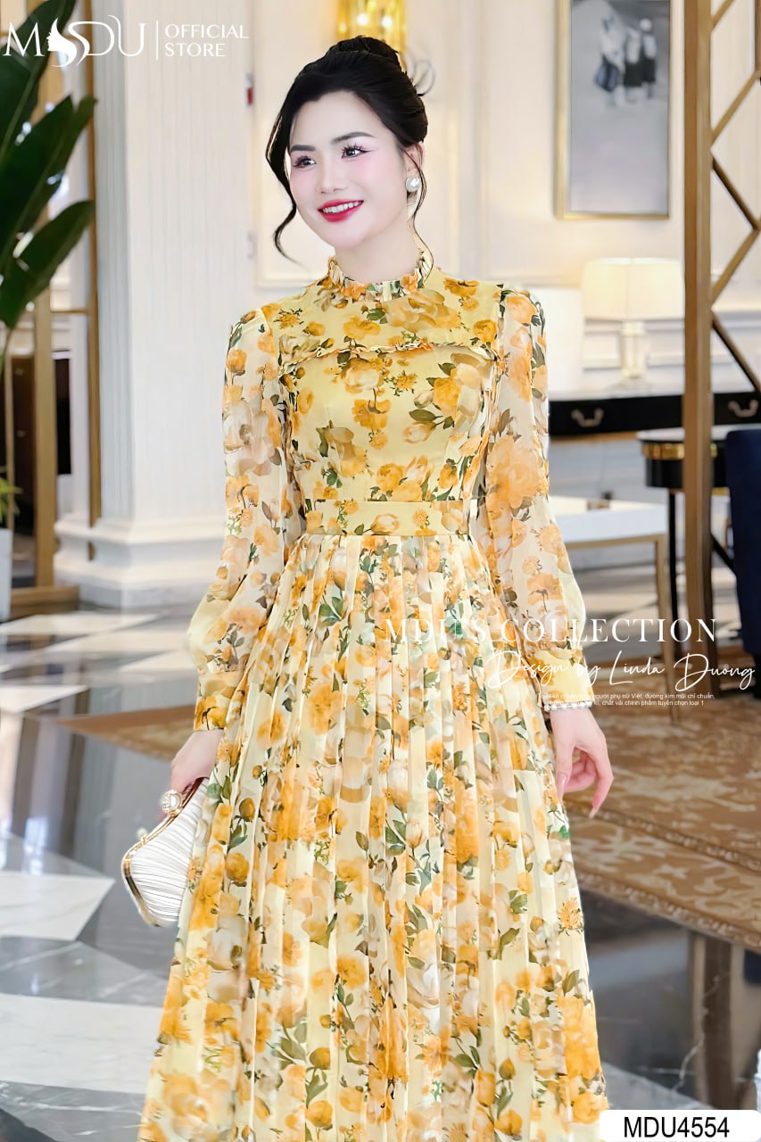 Top 8+ Mẫu Váy Dạ Hội Tay Dài Sang Trọng, Nâng Tầm Phong Cách Quý Cô 6 Váy Dạ Hội Tay Dài Dáng Dài