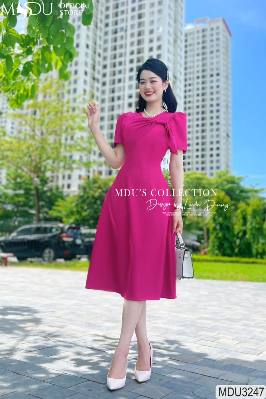 Váy Thiết Kế MDU3247 Mango Ý Cao Cấp Dáng Ôm Dài Xẻ Tà Tinh Tế Và Quyến Rũ 19 Váy Thiết Kế MDU3247