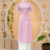 Áo Dài Thiết Kế MDU5266 Set Mango Ý Hồng Pastel Thanh Lịch Và Tinh Tế 11 vay thiet ke mdu5266 3 Mdu Fashion