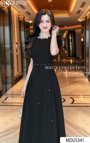 Alternative view of Váy Thiết Kế MDU5341 Mango Ý Cao Cấp Màu Đen Kiêu Sa, Thanh Lịch Và Hiện Đại