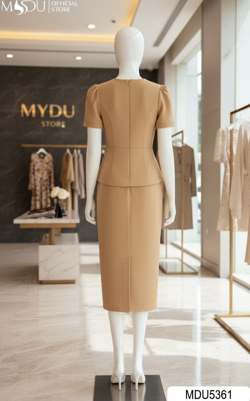 Váy Thiết Kế MDU5361 Xước Thái Cao Cấp Gam Vàng Nâu, Thanh Lịch Hiện Đại, Chuẩn Khí Chất Quý Cô 7 Váy Thiết Kế MDU5361 Xước Thái Cao Cấp Gam Vàng Nâu, Thanh Lịch Hiện Đại, Chuẩn Khí Chất Quý Cô - Ảnh 5