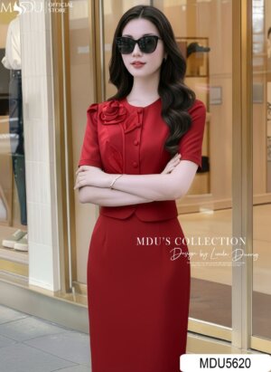 Alternative view of Set Thiết Kế MDU5620 Xước Thái Đỏ Đô Quyến Rũ, Thanh Lịch Và Tinh Tế