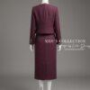 Set Thiết Kế MDU5839 Dạ Tweed Tím Áo Khoác Ngắn Đính Ngọc Chân Váy Midi Xẻ Tà Thanh Lịch 10 vay thiet ke MDU5839 4 Mdu Fashion