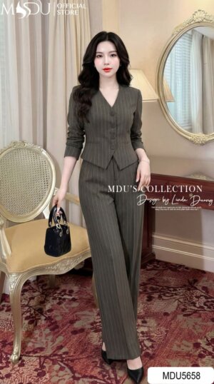 Alternative view of Set Vest Quần Thiết Kế MDU5658 Cá Tính, Chuyên Nghiệp Và Tinh Tế