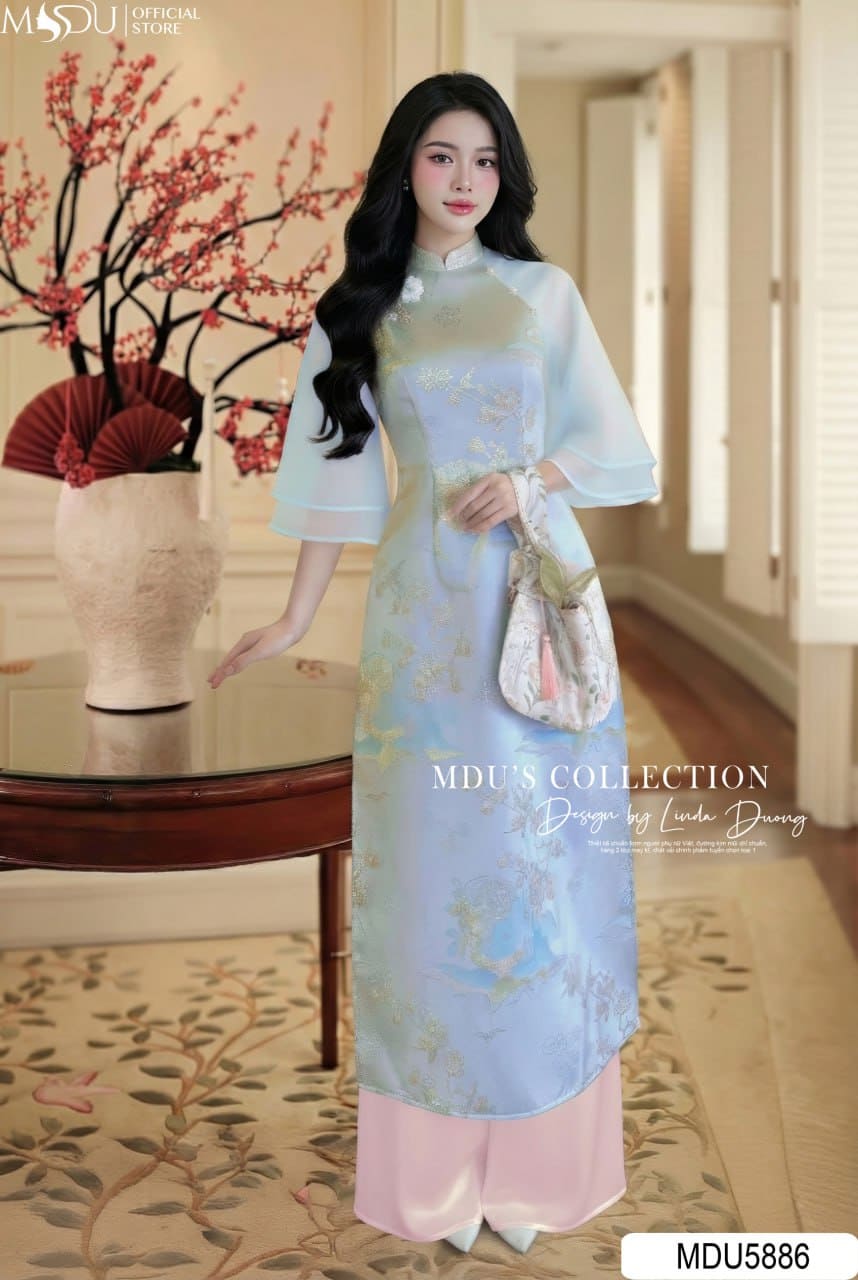 Áo Dài Thiết Kế MDU5886