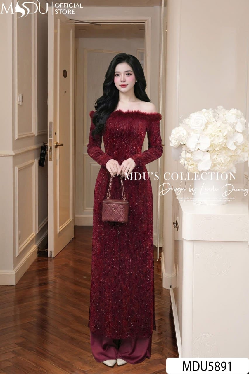 Áo Dài Thiết Kế MDU5891