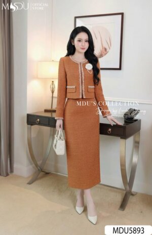 Set Dạ Tweed Thiết Kế MDU5893