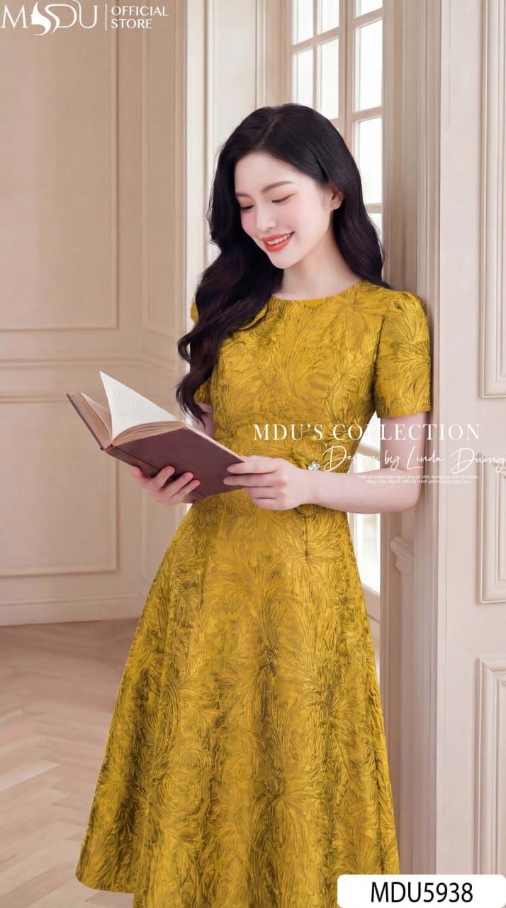 Váy Thiết Kế MDU5938 Vàng Sang Trọng Quyến Rũ, Tinh Tế Và Nổi Bật 5 Váy Thiết Kế MDU5938 Vàng Sang Trọng Quyến Rũ, Tinh Tế Và Nổi Bật - Ảnh 3