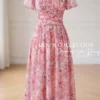 Váy Thiết Kế MDU5930 Hồng Họa Tiết Rực Rỡ, Nữ Tính Và Bay Bổng Đầy Cuốn Hút 14 vay thiet ke mdu5930 5 11zon Mdu Fashion