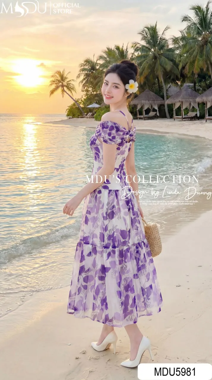 Váy Thiết Kế MDU5981 Sắc Tím Lãng Mạn Bay Bổng Và Duyên Dáng Đầy Cuốn Hút 6 Váy Thiết Kế MDU5981 Sắc Tím Lãng Mạn Bay Bổng Và Duyên Dáng Đầy Cuốn Hút - Ảnh 5