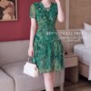 Váy Thiết Kế MDU6088 – Tơ Xanh Lá Tươi Mát, Tùng 2 Tầng Bay Bổng Duyên Dáng 1 2 1 2 Mdu Fashion