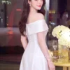 Váy Thiết Kế MDU6750 – Tafeta Trễ Vai, Tag Cài Rời Tinh Tế Và Quý Phái 14 8 3 11zon Mdu Fashion