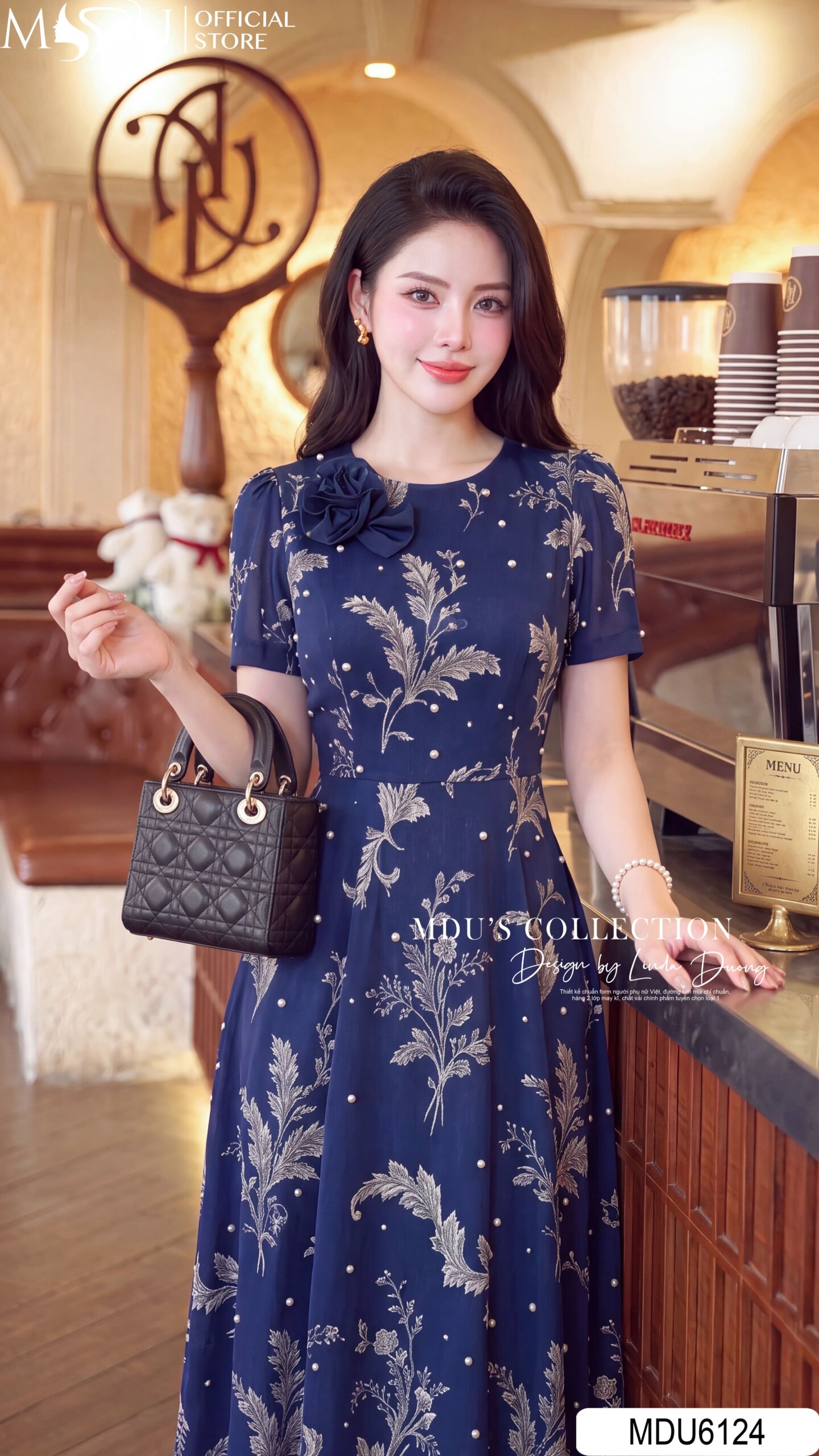Váy Thiết Kế MDU6124 – Lụa Viscose Xanh Than Họa Tiết, Điểm Hoa Thủ Công Tinh Tế 26 Váy Thiết Kế MDU6124 – Lụa Viscose Xanh Than Họa Tiết, Điểm Hoa Thủ Công Tinh Tế