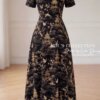 Váy Thiết Kế MDU6128 – Lụa Viscose Đen Họa Tiết, Hoa Thủ Công Đính Cổ Tinh Tế 15 From the provided 202603281550 Mdu Fashion