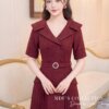 VÁY THIẾT KẾ MDU6559 – DẠ PREMIUM ĐỎ RƯỢU VANG, CỔ CÁCH ĐIỆU ĐẦY KHÍ CHẤT 9 Thay trang phuc nguoi mau 4K 202609081052 Mdu Fashion
