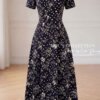 Váy Thiết Kế MDU6129 – Lụa Viscose Đen Họa Tiết, Hoa Thủ Công Đính Cổ Sang Trọng 16 Use image 1 202603281537 Mdu Fashion