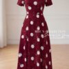 Váy Thiết Kế MDU6123 – Lụa Viscose Đỏ Họa Tiết, Hoa Thủ Công Đính Cổ Nổi Bật 15 Use image 1 202603281614 Mdu Fashion