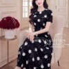 Váy Thiết Kế MDU6006 Mango Ý Đen Họa Tiết Sang Trọng, Thanh Lịch Và Quyền Lực Đầy Cuốn Hút 9 photo 2026 03 06 09 53 40 Mdu Fashion