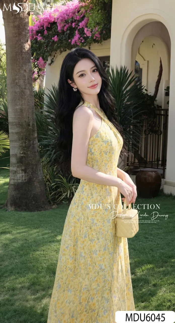 Váy Thiết Kế MDU6045 Mango Ý Họa Tiết Vàng Rạng Rỡ, Phóng Khoáng Và Cuốn Hút Trong Từng Chuyển Động 5 Váy Thiết Kế MDU6045 Mango Ý Họa Tiết Vàng Rạng Rỡ, Phóng Khoáng Và Cuốn Hút Trong Từng Chuyển Động - Ảnh 4