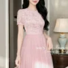 Váy Thiết Kế MDU6142 Ren Nổi Phối Voan Lưới Hồng Tiểu Thư, Bồng Bềnh Và Kiêu Kỳ Đầy Cuốn Hút 11 photo 2026 09 11 16 41 20 2 1 11zon Mdu Fashion