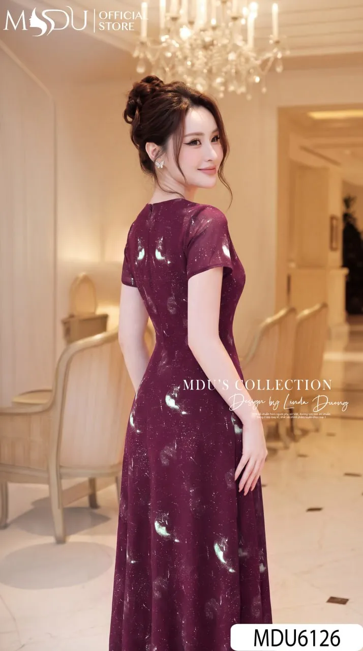 Váy Thiết Kế MDU6126 Lụa Viscose In Hoa Cao Cấp Sắc Đỏ Rạng Rỡ, Nữ Tính Và Cuốn Hút Trong Từng Khoảnh Khắc 7 Váy Thiết Kế MDU6126 Lụa Viscose In Hoa Cao Cấp Sắc Đỏ Rạng Rỡ, Nữ Tính Và Cuốn Hút Trong Từng Khoảnh Khắc - Ảnh 5