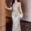 Váy Thiết Kế MDU6147 Lụa Satin Cao Cấp Dáng Đuôi Cá Thanh Lịch Phối Hoa Thủ Công 1 photo 2026 09 27 11 21 34 11zon Mdu Fashion