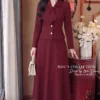 Set Thiết Kế MDU6671 – Gold Nhật Đỏ Đô, Nơ Cổ Phối Cúc Ánh Kim Sang Trọng 12 1 2 11zon Mdu Fashion