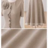 Set Thiết Kế MDU6504 – Xước Thái Nâu Nude, Áo Peplum Phối Hoa Cuốn Thủ Công 19 3 1 11zon 2 Mdu Fashion