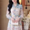 Váy Thiết Kế MDU6505 – Tơ Óng Hàn Hoa Loang Xanh Pastel Blue, Đai Liền Tôn Eo 13 3 2 11zon Mdu Fashion