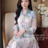 Váy Thiết Kế MDU6505 – Tơ Óng Hàn Hoa Loang Xanh Pastel Blue, Đai Liền Tôn Eo 12 4 2 11zon Mdu Fashion