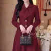 Set Thiết Kế MDU6671 – Gold Nhật Đỏ Đô, Nơ Cổ Phối Cúc Ánh Kim Sang Trọng 11 4 4 11zon Mdu Fashion