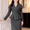 Set Thiết Kế MDU7202 Dạ Ép Luxury Màu Ghi Thanh Lịch, Tôn Dáng Thời Thượng 9 5 24 11zon Mdu Fashion