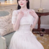 Váy Thiết Kế MDU6381 – SẮC TRẮNG THANH KHIẾT, KIÊU SA VÀ SANG TRỌNG 9 6381 3 Mdu Fashion