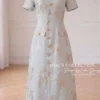 Váy Thiết Kế MDU6459 – Gấm Luxury Xanh Ngọc, Họa Tiết Ánh Kim Dệt Jacquard Sang Trọng 16 Apply dress from image two 202607131344 4 11zon Mdu Fashion