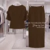 Set Thiết Kế MDU6525 – Lụa Ngọc Trai Nâu Socola, Phối Hoa 3D Cuốn Thủ Công 15 Back of a dress 4K 202607191442 2 11zon Mdu Fashion