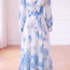 Váy Thiết Kế MDU6538 – Tơ Hàn Trắng Hoa Hồng Xanh Dương, Đai Liền Tôn Eo 16 Change button color remove waist… 202607161355 Mdu Fashion