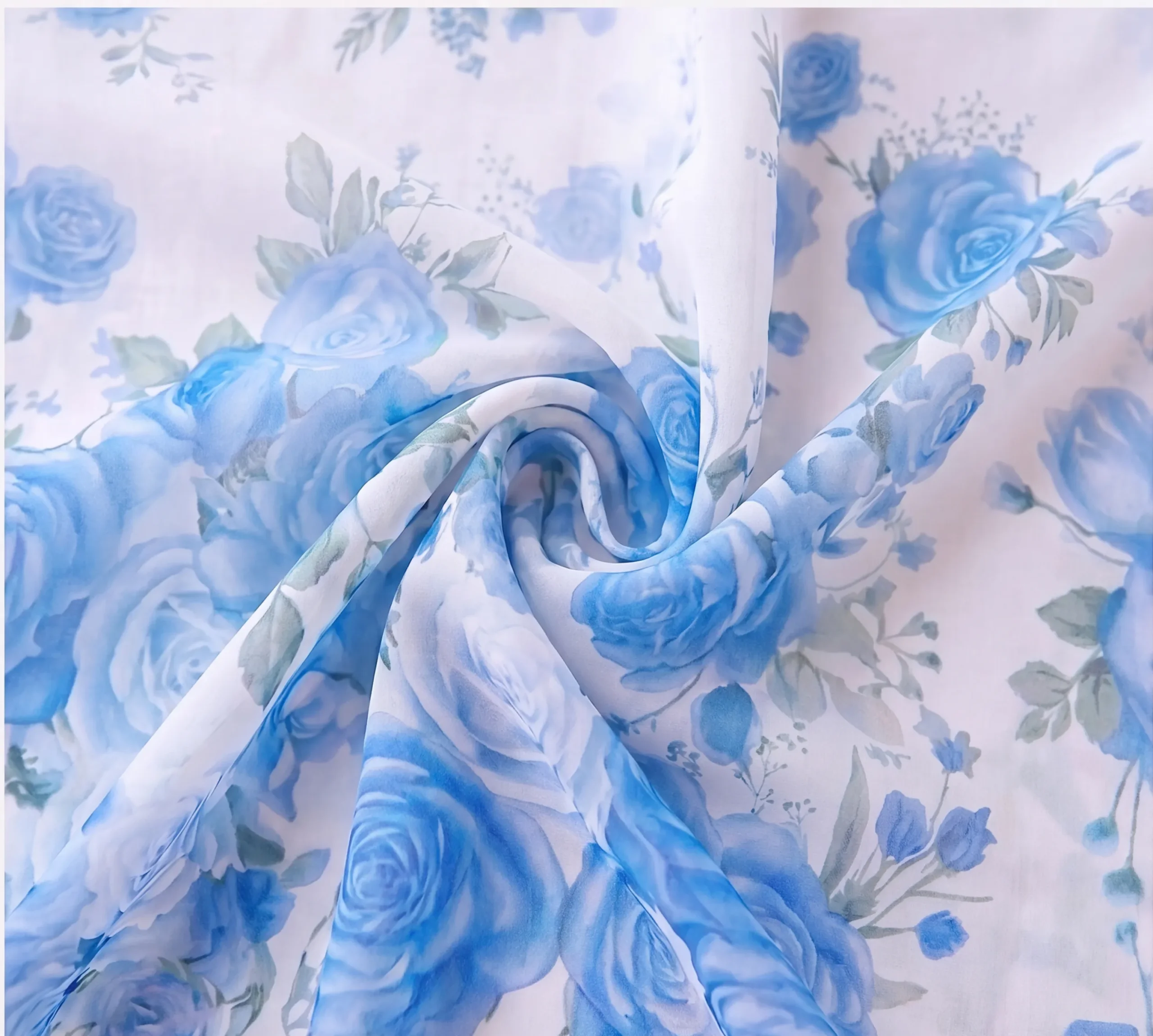 Váy Thiết Kế MDU6538 – Tơ Hàn Trắng Hoa Hồng Xanh Dương, Đai Liền Tôn Eo 8 Váy Thiết Kế MDU6538 – Tơ Hàn Trắng Hoa Hồng Xanh Dương, Đai Liền Tôn Eo - Ảnh 6