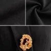 Set Thiết Kế MDU6690 – Gold Nhật Đen, Vest Cách Điệu Phối Tag Cài Rời Sang Trọng 17 Change dress color to black 4K 20260915100535 1 11zon Mdu Fashion