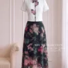 Set Thiết Kế MDU6748 – Tuyết Mưa Phối Twist Satin Hoa Lá, Hoa Thủ Công Đính Liền 16 Change dress on mannequin 4K 202608241105 1 11zon Mdu Fashion