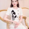 Set Váy Thiết Kế MDU7073 Gold Nhật Màu Kem Thanh Lịch Phối Hoa Đen Tinh Tế 9 MDU7073 2 11zon Mdu Fashion